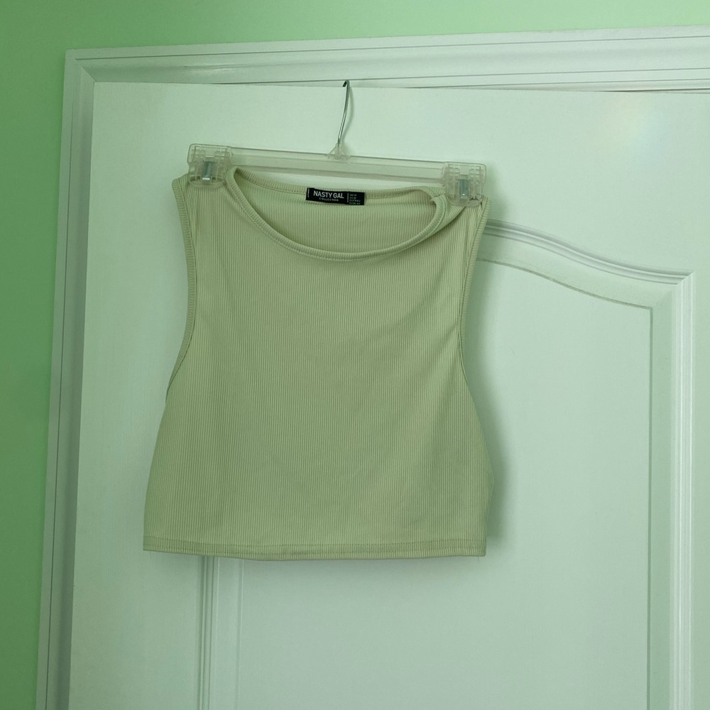 Nasty Gal Green Crop Top